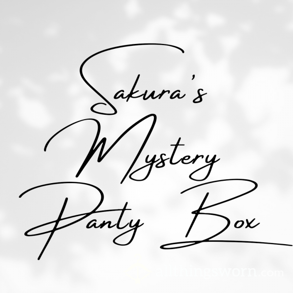 Sakura's Mystery Panty Box