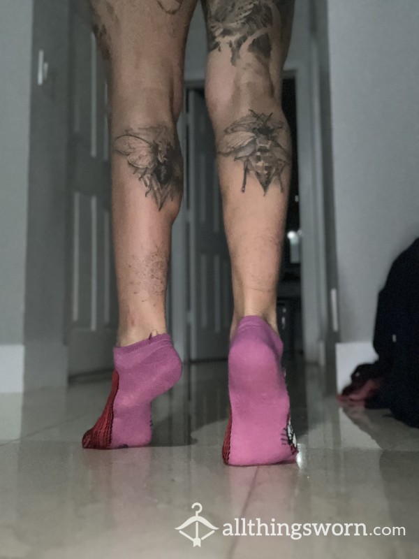Sally Ankle Socks (Pink)