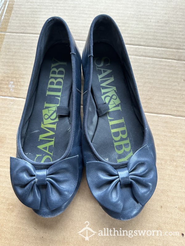 Sam & Libby Flat Shoes Worn | Scuffed | Pretty But Dirty | Size 7