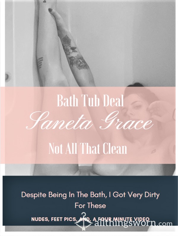Saneta Grace Is Not So Clean - Customizable - Photos And Video Bundle Deal