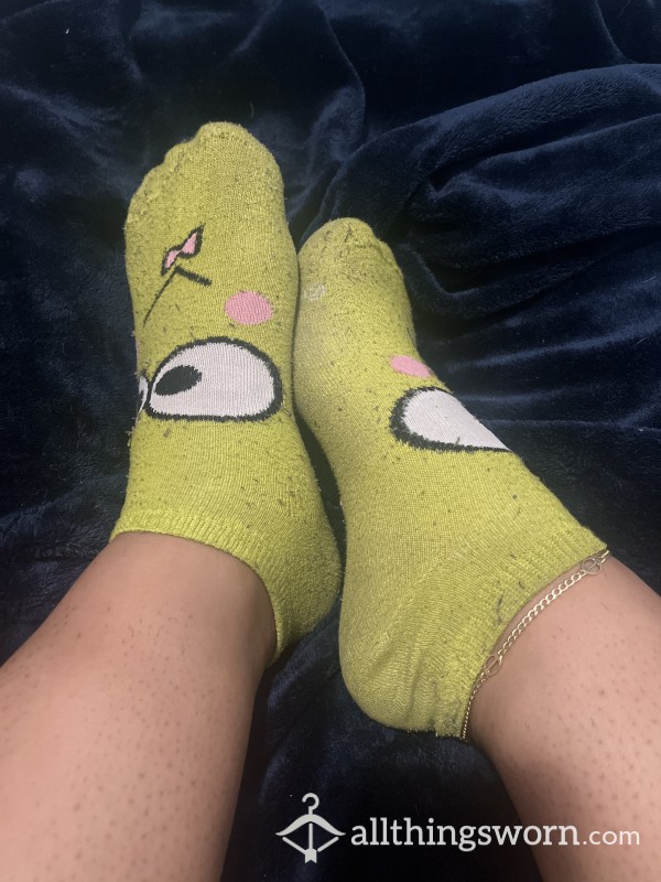 Sanrio Keroppi Frog Green Ankle Socks