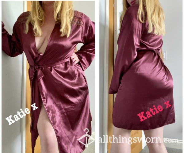 Satin Dressing Gown