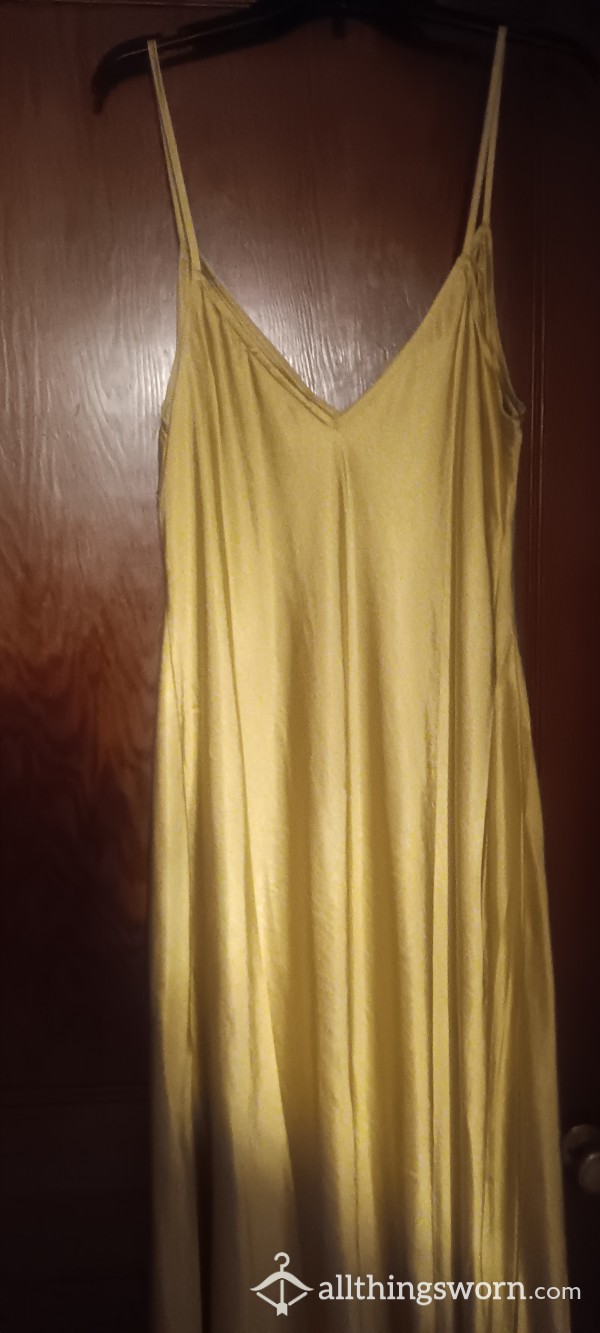 Satin Gold Dress