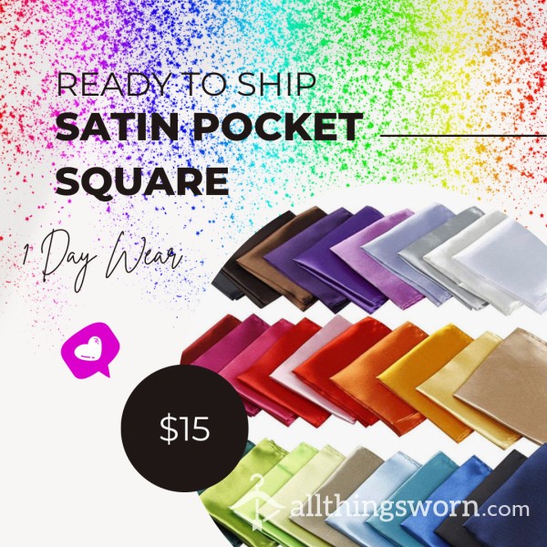 Satin Pocket Squares