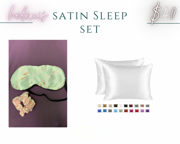 Satin Sleep Set 🛌🥱