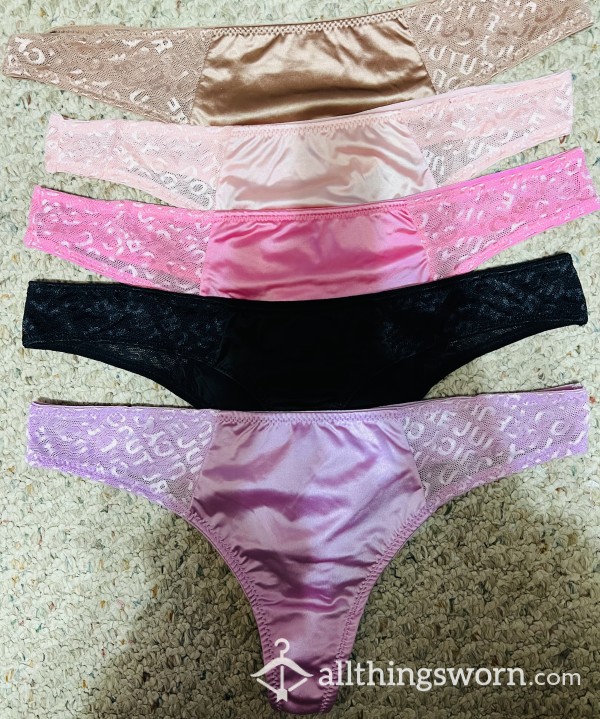 Satin Thong Comes With Up To Seven Day Wear Pick Your Pair 32 Shipped