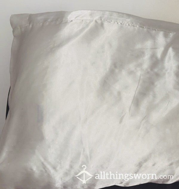 Satin White Pillowcase