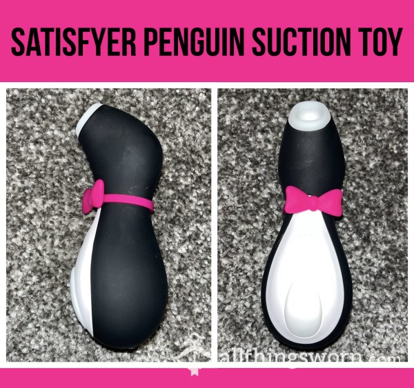 Satisfyer Penguin Suction Toy - Videos Included🐧