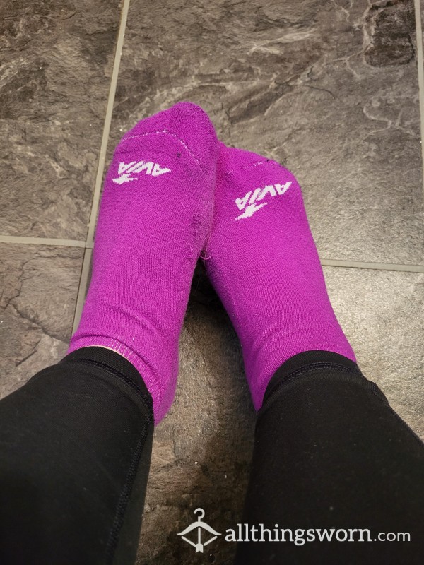 Sauna Gym Purple Socks