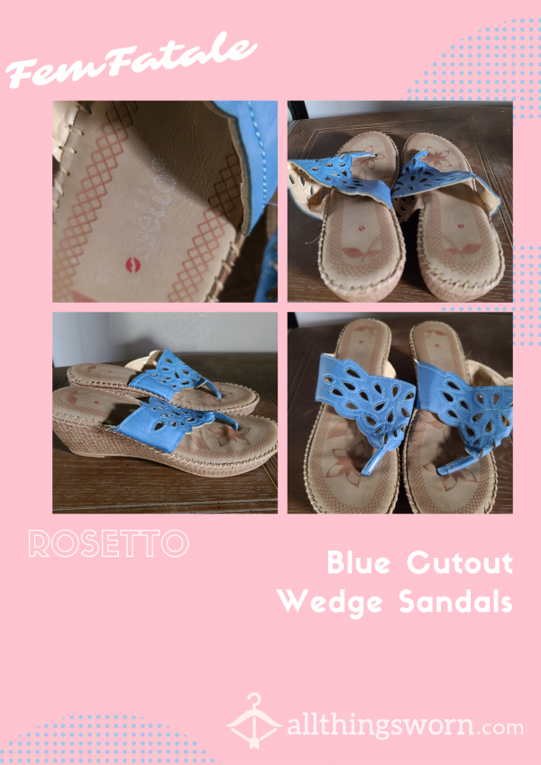 Rosetto Brand Wedge Sandals