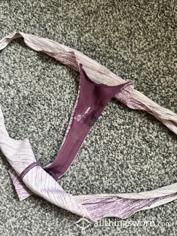 Scented Thongs With Dried Cum 😜