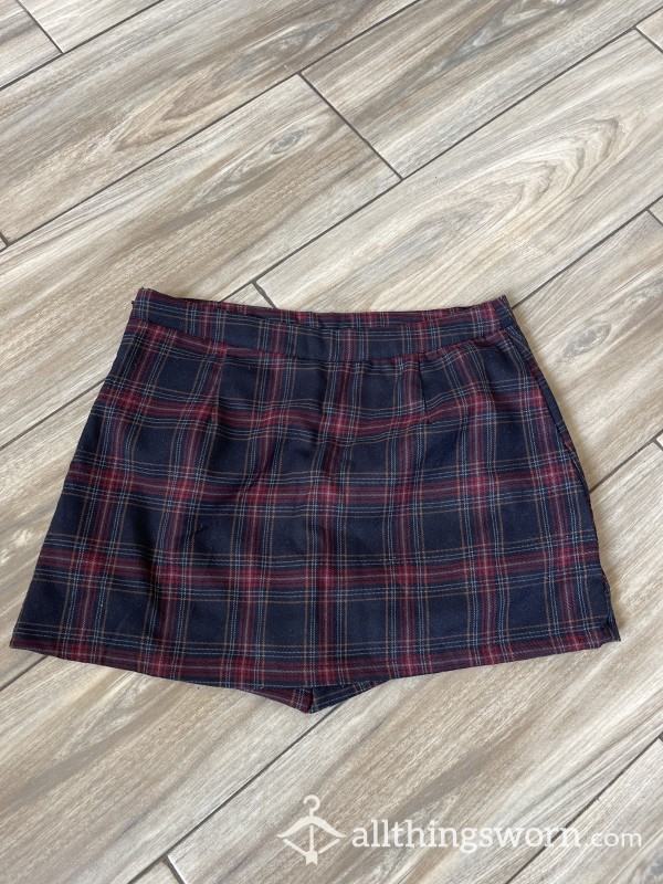 School Girl Plaid Skirt