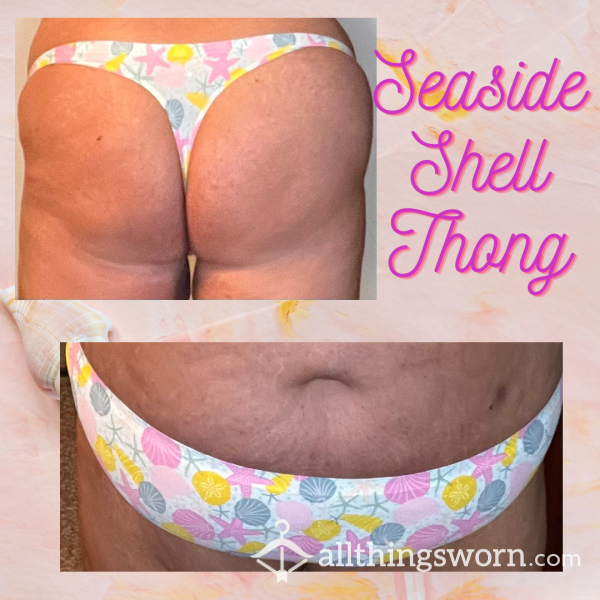 Seaside Shell Thong