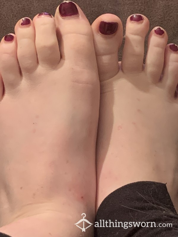 See My Feet After A Sweaty Workout