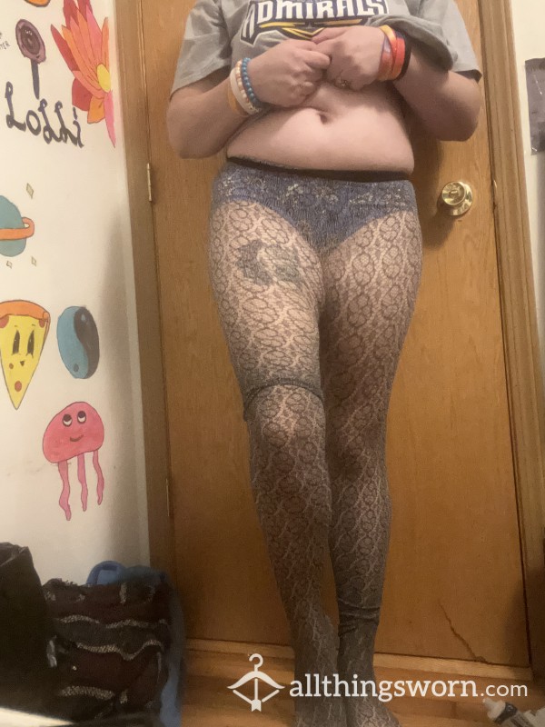 See Through Designed Tights