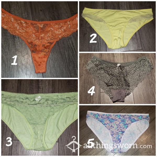 Selection Of Panties Ready To Wear Just For You!!