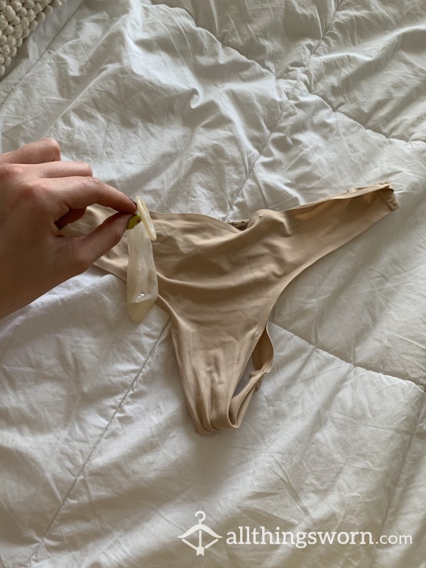 Sex Nude Panty And Cum Filled Condom Bundle ☺️