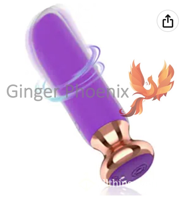Sex Toy:  Purple And Gold Soft Vibe!  Xx  Lovingly Used And Prepared To Order  Xx  Comes With Magnetic Charger  ;)  Xx
