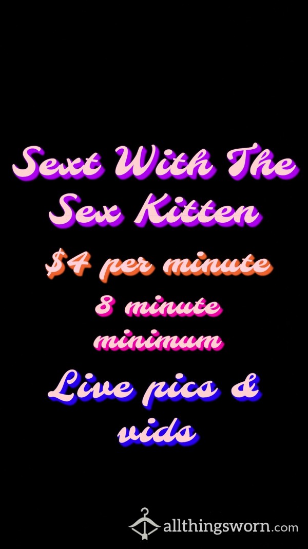 ❤️‍🔥Sext With The Sex Kitten❤️‍🔥