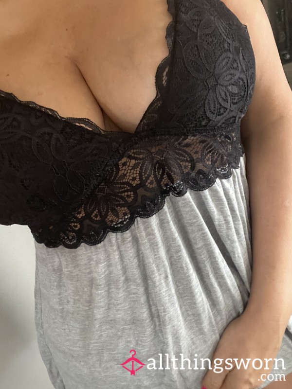 Sexy Baby Doll Nightgown Worn Overnight For You