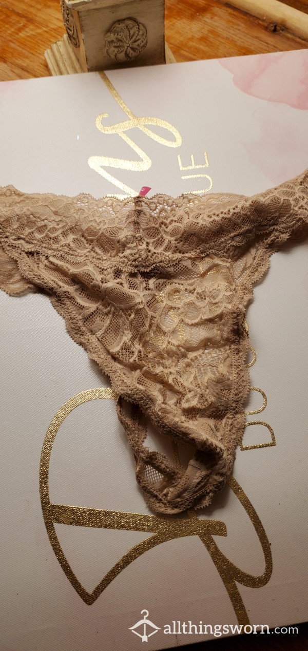 🔥✨ Unveil Elegance: Sexy Beige Lace Thong Collection! ✨🔥