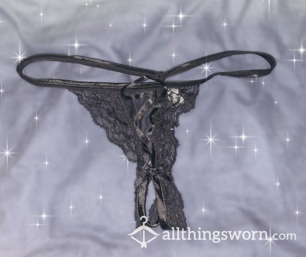 Sexy Black Crotchless Panties 📦SHIPPING INCLUDED📦