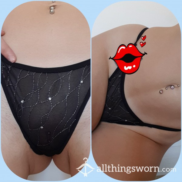 Sexy Black G-string/thong With Diamante Detail..My First EVER Thong 😱🥰