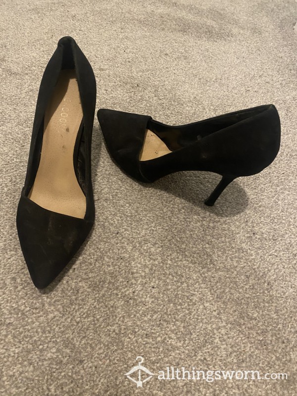 Sexy Black Heels -worn