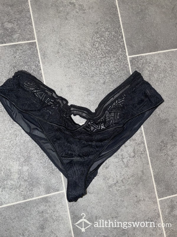 Sexy Black Knickers - Available For Wear!