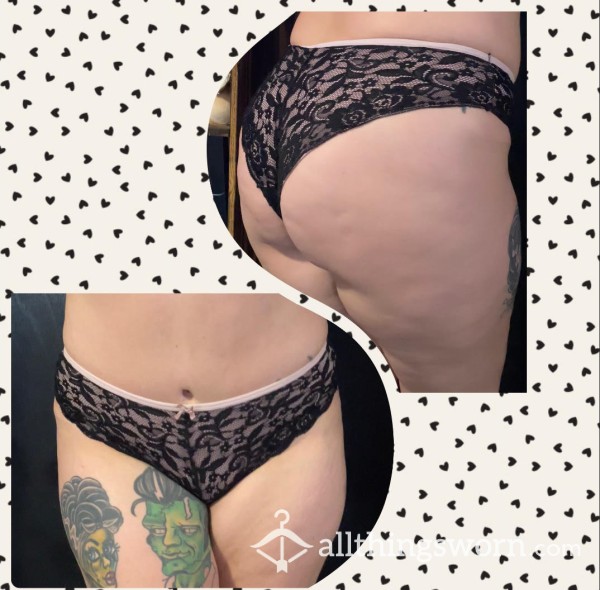 Sexy Black Lace, Worn 24 Hours