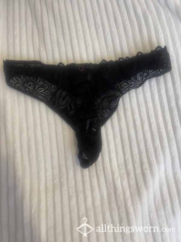 Sexy Black Thong