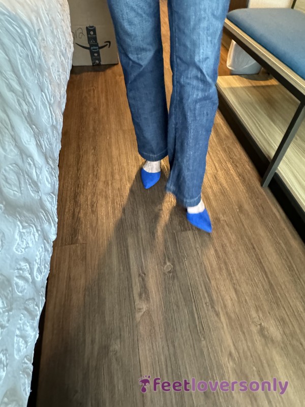 Sexy Blue High Heels