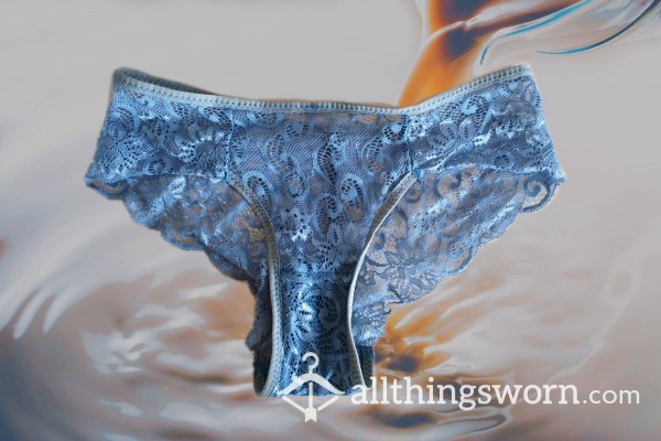 Sexy Blue Lace Panties