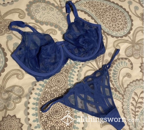 Sexy Blue Lingerie Set
