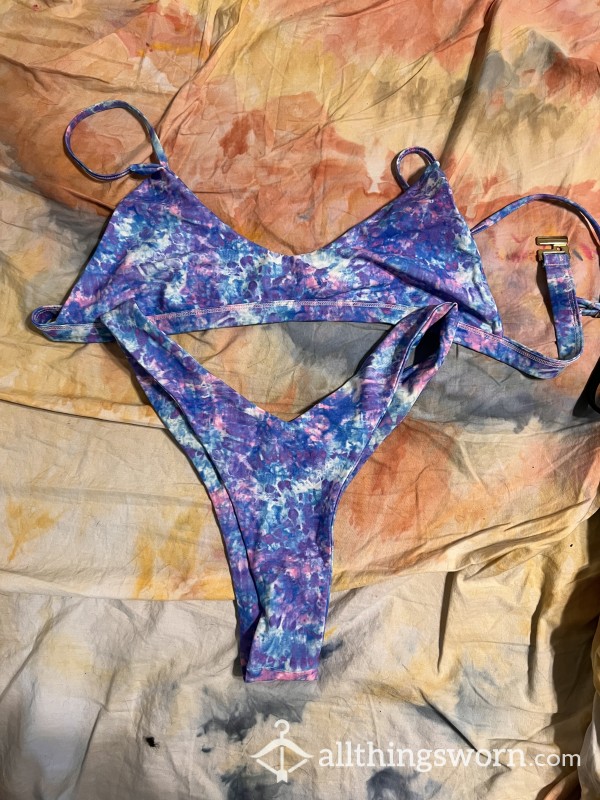 Sexy Blue Thong Bikini