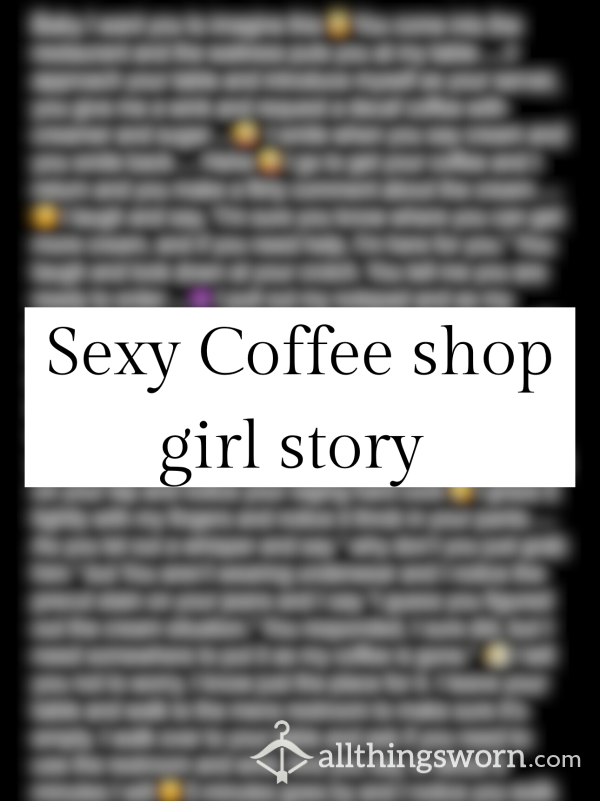 ☕️🥵 Sexy Coffee Girl Shop Story🥵☕️