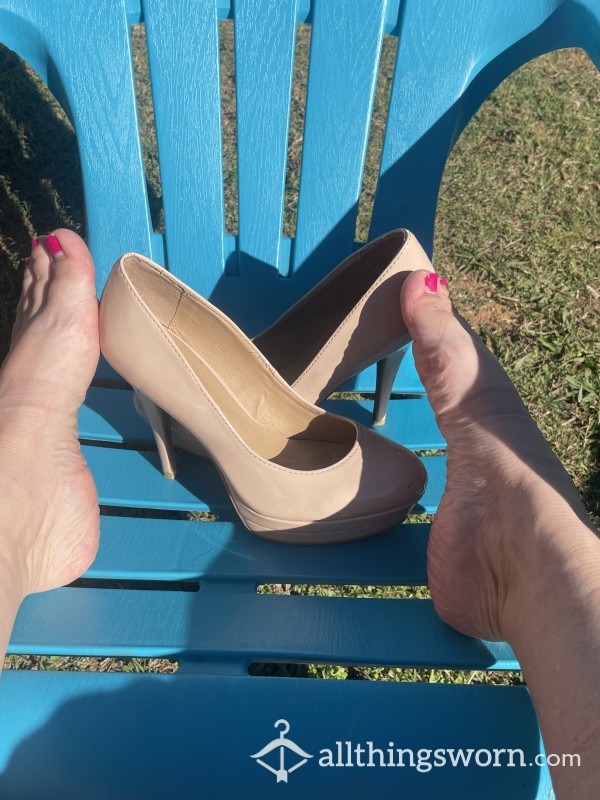 Sexy, High Heels, Stinky Smelly, Worn In Size 9
