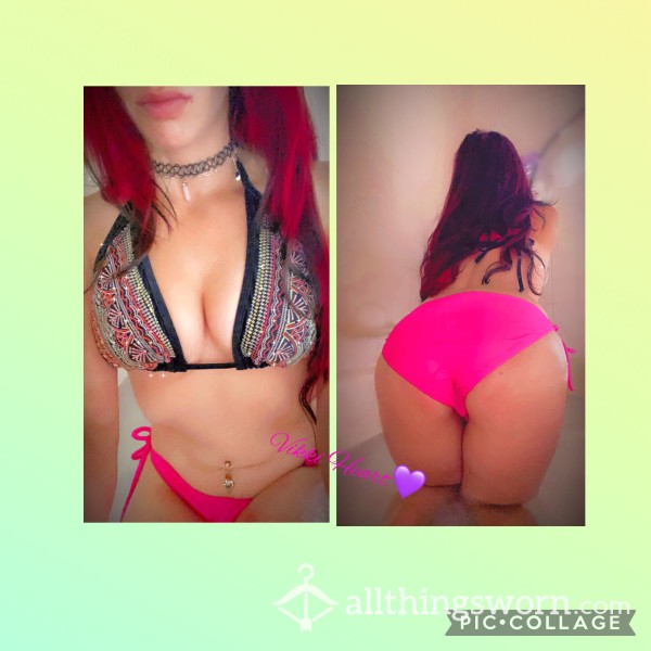 Sexy Hot Pink Bottoms Bathing Suit👙