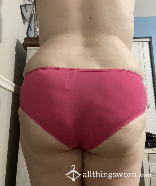 Sexy Hot Pink Full Back Panties