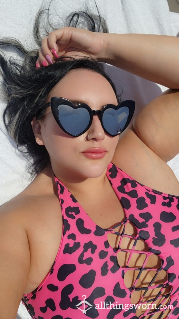 Sexy Hot Pink Leopard Swimsuit