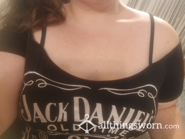 Sexy Jack Daniel's Shirt, Worn And Sweaty!