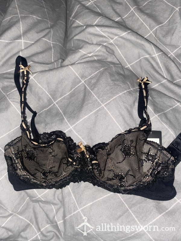 Sexy Lace Bra With Bow Details