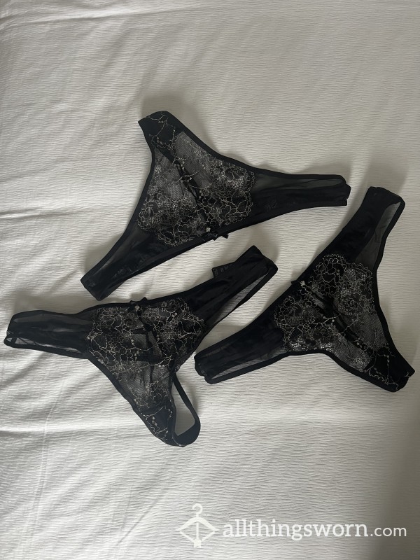 Sexy Lace Thongs - Will Be Worn For 24hrs