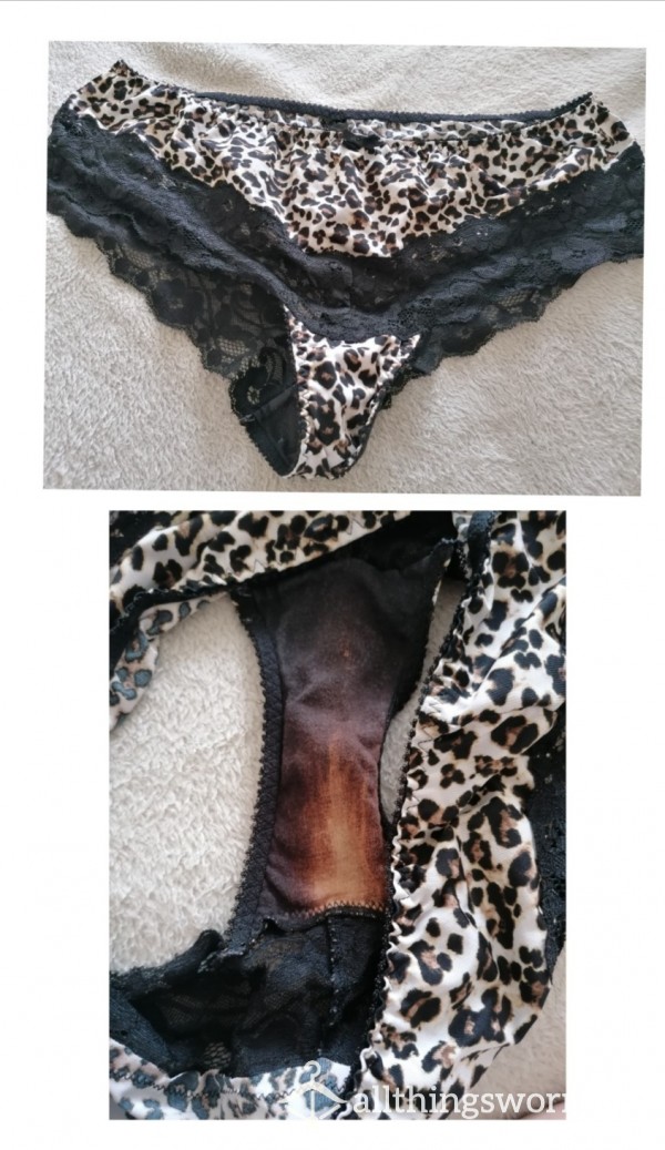Sexy Lacy Leopard Print Knickers
