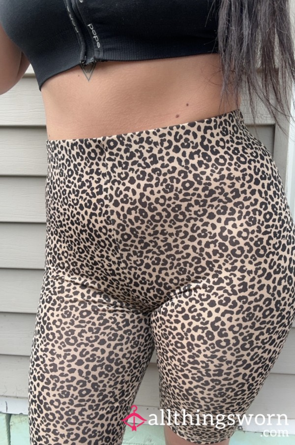 Sexy Leopard Gym Shorts