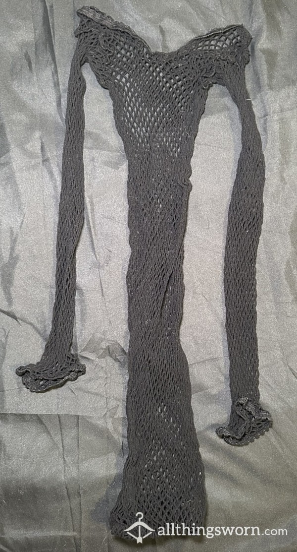 Sexy Net See-Through Black Lingerie Dress