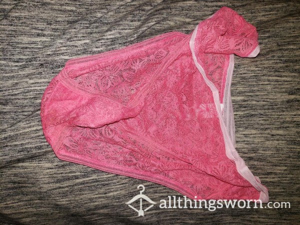 Sexy Pink Well Used Panties