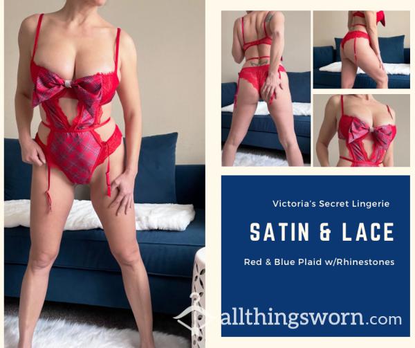 ❤️ Sexy Plaid VS Lingerie ❤️  ❤️ Shipping Included