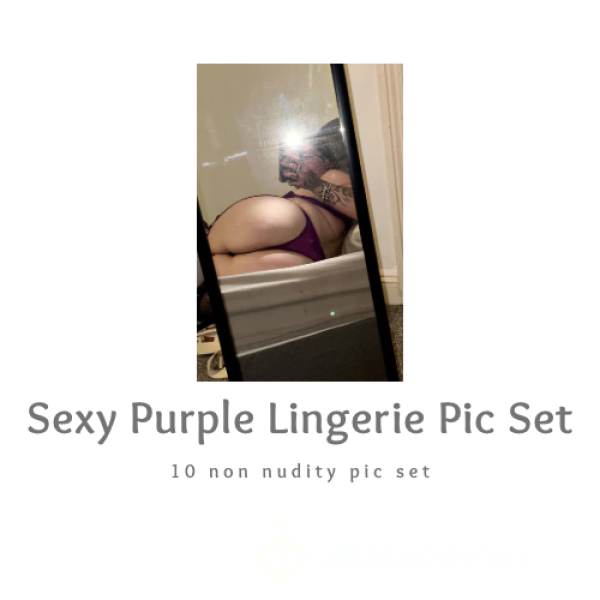 💜 SEXY PURPLE LINGERIE PRE MADE CONTENT BY YOUR FAVOURITE GODDESS 💜