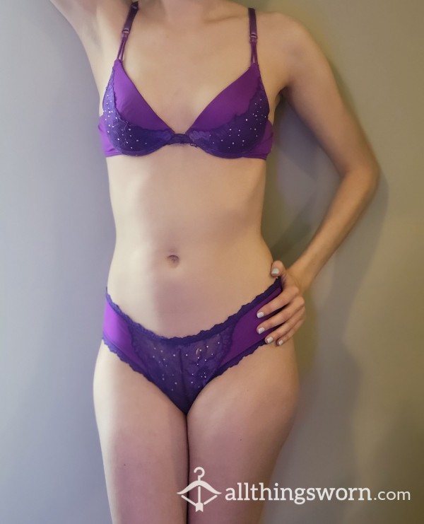 Sexy Purple Set - Bra & Panty